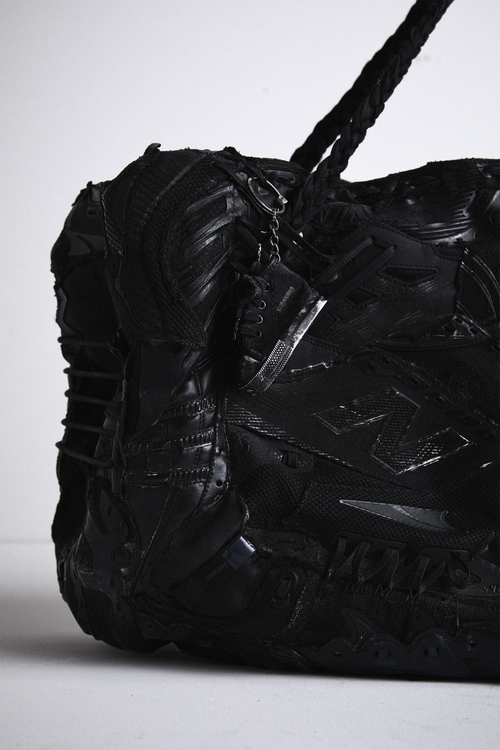 AOA Upcycled Shoe Duffel Bag