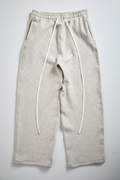Front view of AOA heavyweight grey sweats