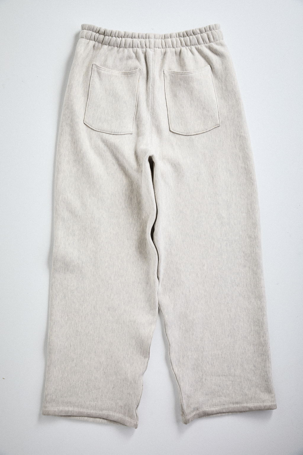 Back view of AOA heavyweight grey sweats.