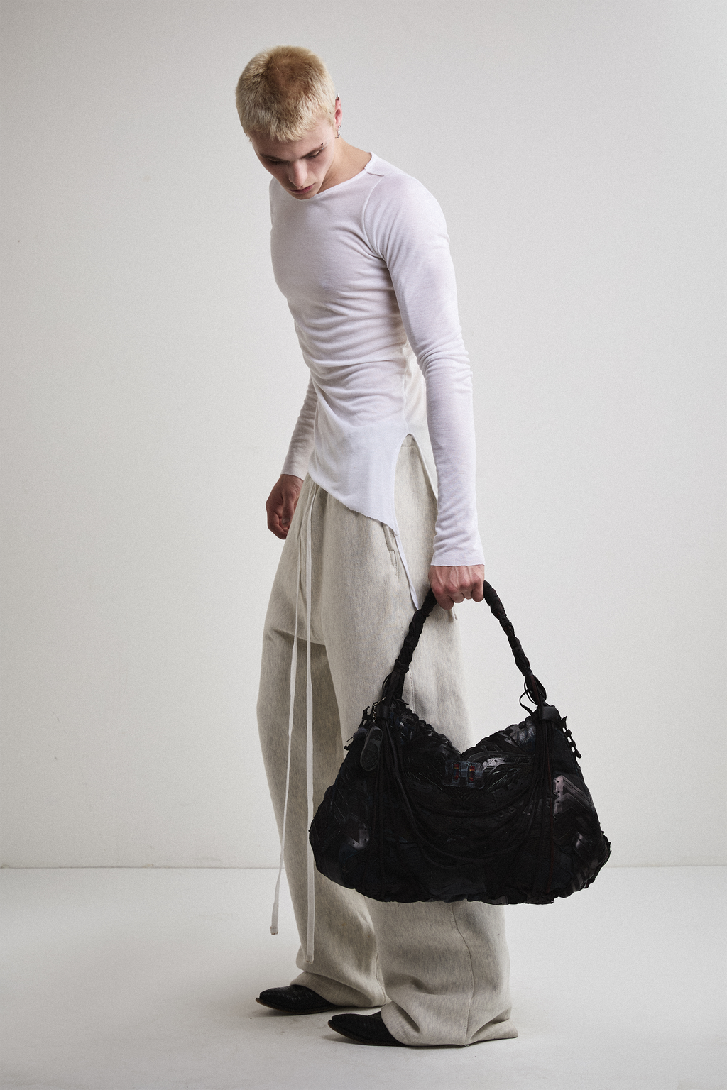 AOA Upcycled Shoe Shoulder Bag