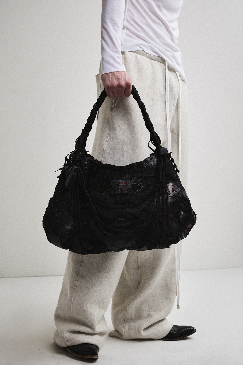 AOA Upcycled Shoe Shoulder Bag