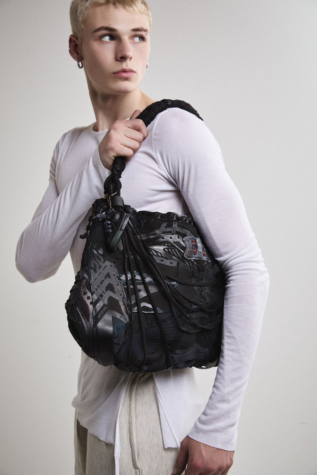 AOA Upcycled Shoe Shoulder Bag